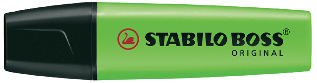 Markeerstift STABILO BOSS Original 70/33 groen Markeerstift STABILO BOSS Original 70/33 groen
