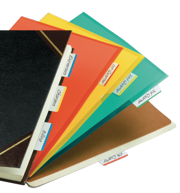 Indextabs Post-it 686F1 38x50.8mm strong recht assorti 24 tabs