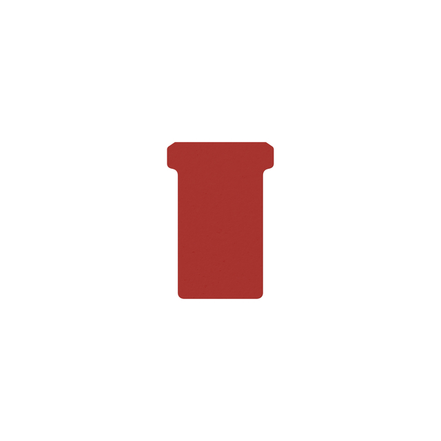 T-kaart Djois formaat 2 48mm rood 100 stuks T-kaart Djois formaat 2 48mm rood 100 stuks