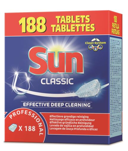 Sun Professional Classic vaatwastabletten 188st