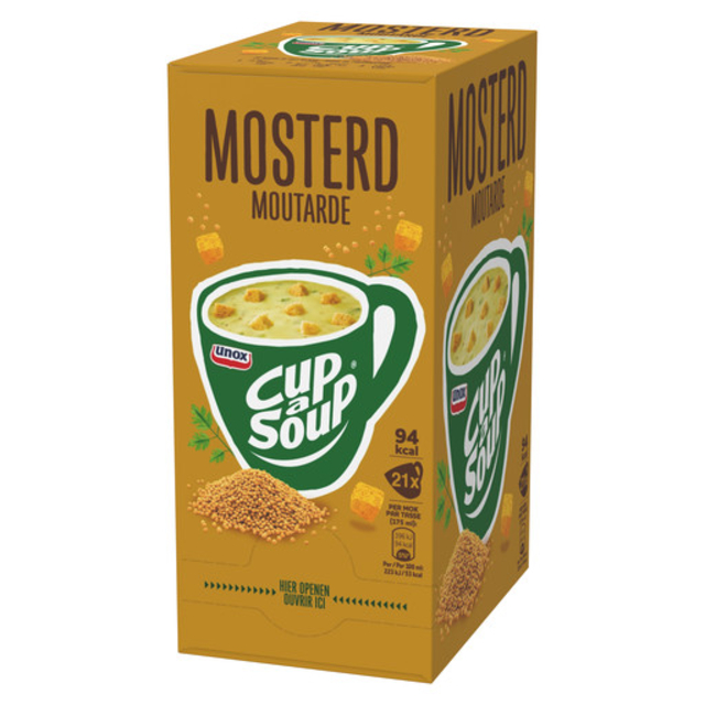 Cup-a-Soup Unox mosterd 21x175ml Cup-a-Soup Unox mosterd 21x175ml