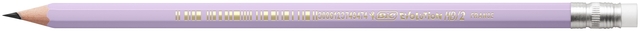 Potlood Bic HB met gom pastel assorti blister 5 stuks