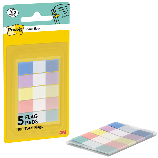 post-it, index flags, flag pads, colored flags, sticky notes