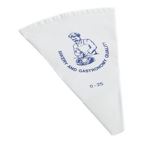CaterChef Spuitzak Katoen 25cm Wit