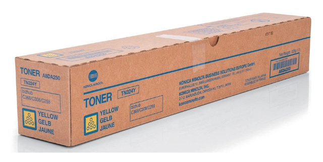 Tonercartridge Konica Minolta A8DA250 TN-324Y geel Tonercartridge Konica Minolta A8DA250 TN-324Y geel