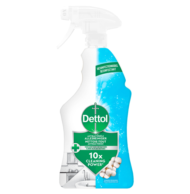 Allesreiniger Dettol Katoenfris desinfectiespray 750ml Allesreiniger Dettol Katoenfris desinfectiespray 750ml