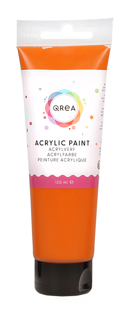 Acrylverf Qrea 120 ml oranje Acrylverf Qrea 120 ml oranje