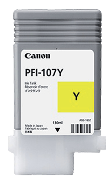 Inktcartridge Canon PFI-107 geel Inktcartridge Canon PFI-107 geel
