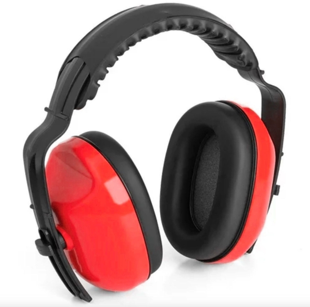 koptelefoon, hoofdband, dichte oorkussens, red, over-ear