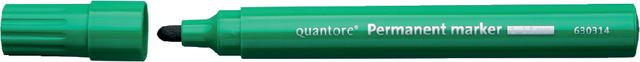 Permanent marker Quantore rond 1-1.5mm groen Permanent marker Quantore rond 1-1.5mm groen