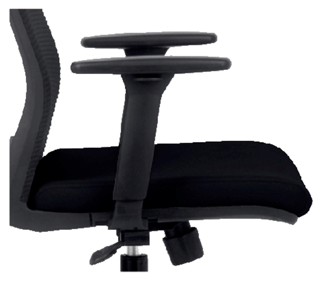 Armlegger Euroseats Evora verstelbaar zwart set van 2 stuks Armlegger Euroseats Evora verstelbaar zwart set van 2 stuks