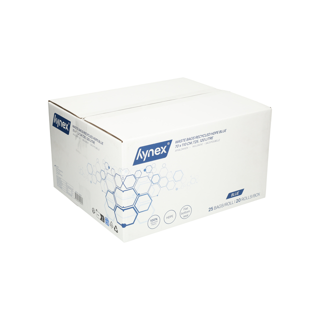 HDPE, blauw, viraol, rollen, doos