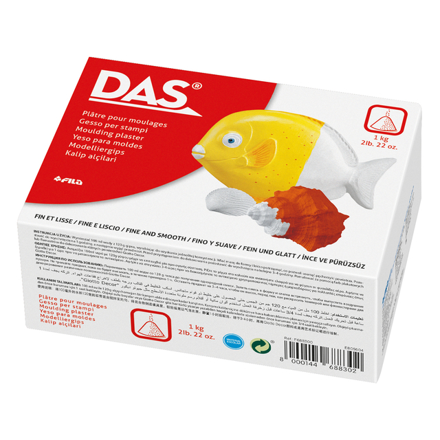 Gipspoeder DAS 1000 gram wit