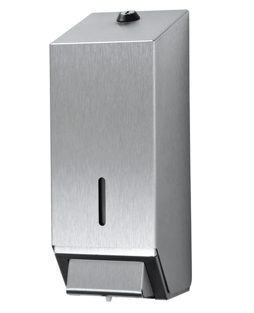 Zeepdispenser Euro Products navulbaar 1000ml zilver 438290 Zeepdispenser Euro Products navulbaar 1000ml zilver 438290