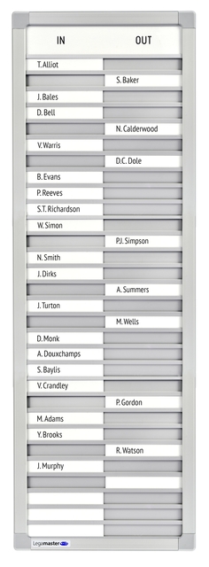 organizer, mail sorter, sliding drawers, in/out board, label slots