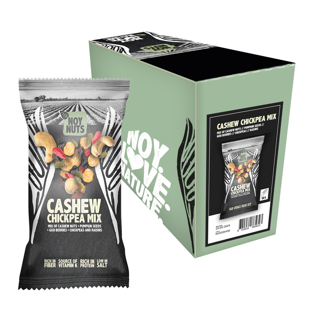 Cashewnoten NoyNuts mix zak 45 gram Cashewnoten NoyNuts mix zak 45 gram