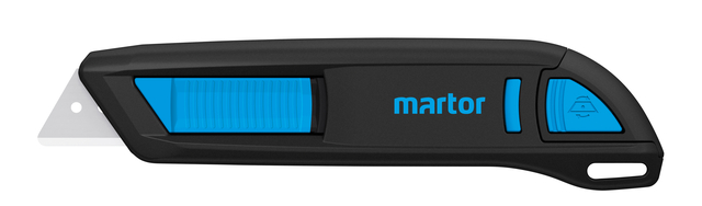 Veiligheidsmes Martor Secunorm 300 trapezium 19mm zwart Veiligheidsmes Martor Secunorm 300 trapezium 19mm zwart