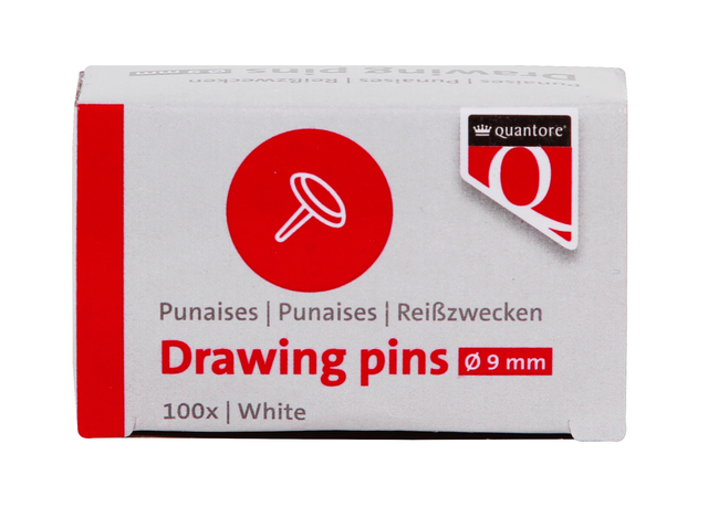 Punaises Quantore 100 stuks wit Punaises Quantore 100 stuks wit
