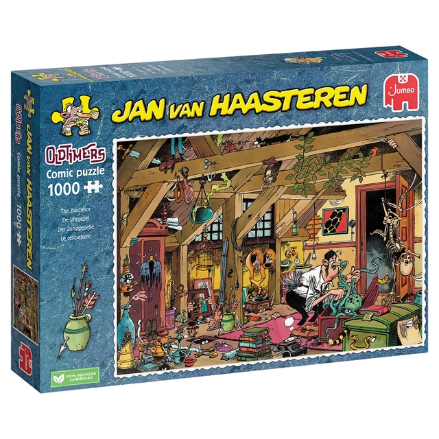 Puzzel Jan van Haasteren Oldtimers - De Vrijgezel 1000 stukjes Puzzel Jan van Haasteren Oldtimers - De Vrijgezel 1000 stukjes