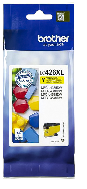 Inktcartridge Brother LC-426XLY geel Inktcartridge Brother LC-426XLY geel