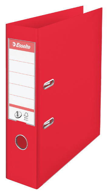 Ordner Esselte Vivida No.1 75mm PP A4 rood Ordner Esselte Vivida No.1 75mm PP A4 rood