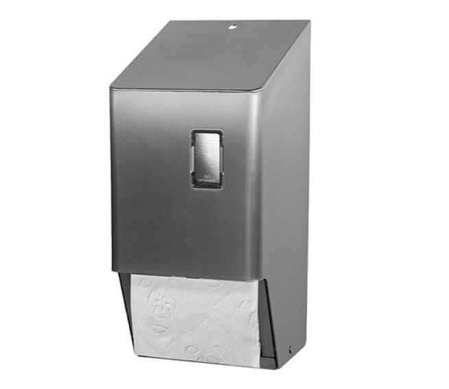 Santral Toiletrolhouder RVS AFP-C 2rols voor standaard rol