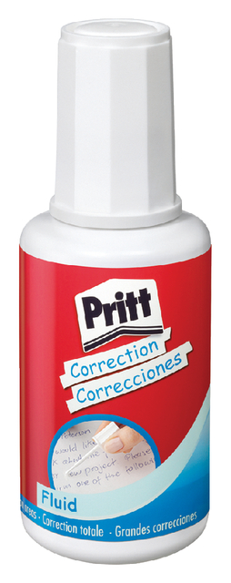 Correctievloeistof Pritt  flacon met kwast 20ml Correctievloeistof Pritt  flacon met kwast 20ml