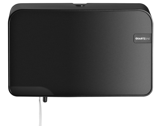 Toiletpapierdispenser Quartzline Q2 klein duo zwart 441052 Toiletpapierdispenser Quartzline Q2 klein duo zwart 441052