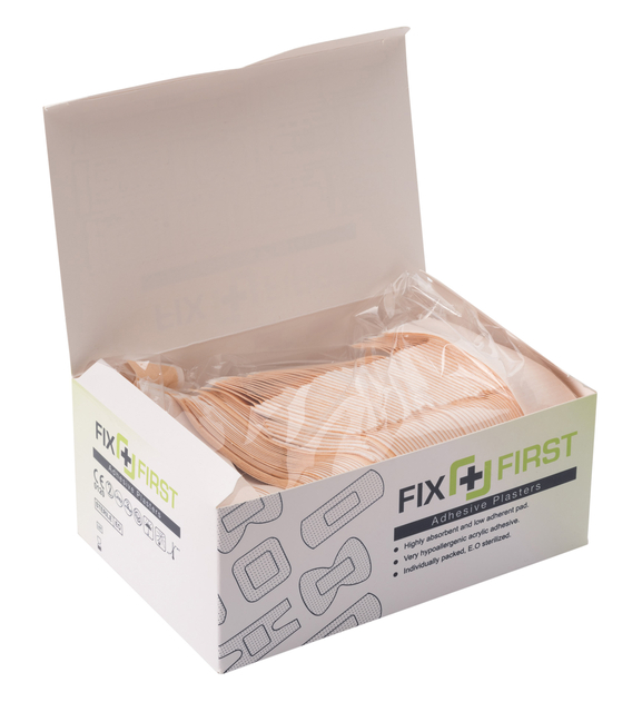 Vingerpleister FixFirst elastisch 2x18cm 100 stuks Vingerpleister FixFirst elastisch 2x18cm 100 stuks