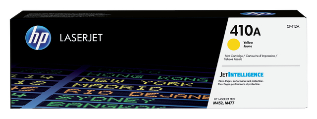 Tonercartridge HP CF412A 410A geel Tonercartridge HP CF412A 410A geel