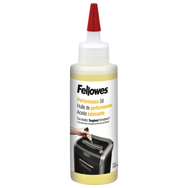 Olie voor papiervernietiger Fellowes 120ml Olie voor papiervernietiger Fellowes 120ml