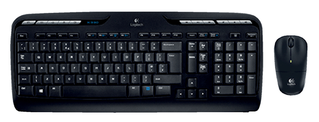 Toetsenbord Logitech MK330 Qwerty + muis zwart