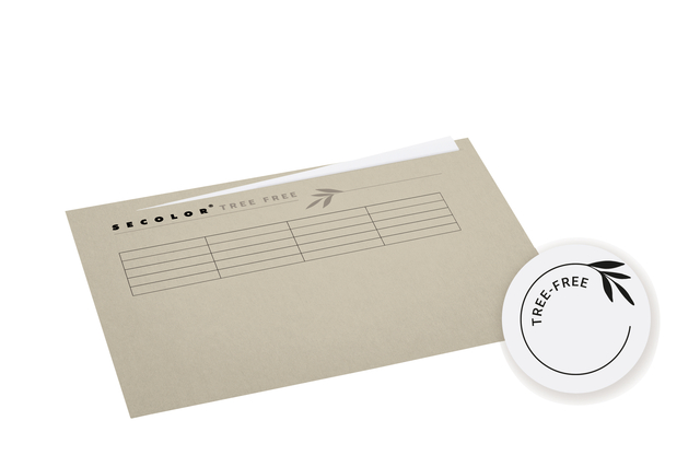 Vouwmap Djois Tree-Free A4 ongelijk 226gr beige Vouwmap Djois Tree-Free A4 ongelijk 226gr beige