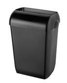 PlastiQline Exclusive Afvalbak half open 23 ltr Zwart PQXA23