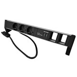 Plenty Prolink Desktop PDU 3x Type F with 2x USB charger and 2x empty module Plenty Prolink Desktop PDU 3x Type F with 2x USB charger and 2x empty module