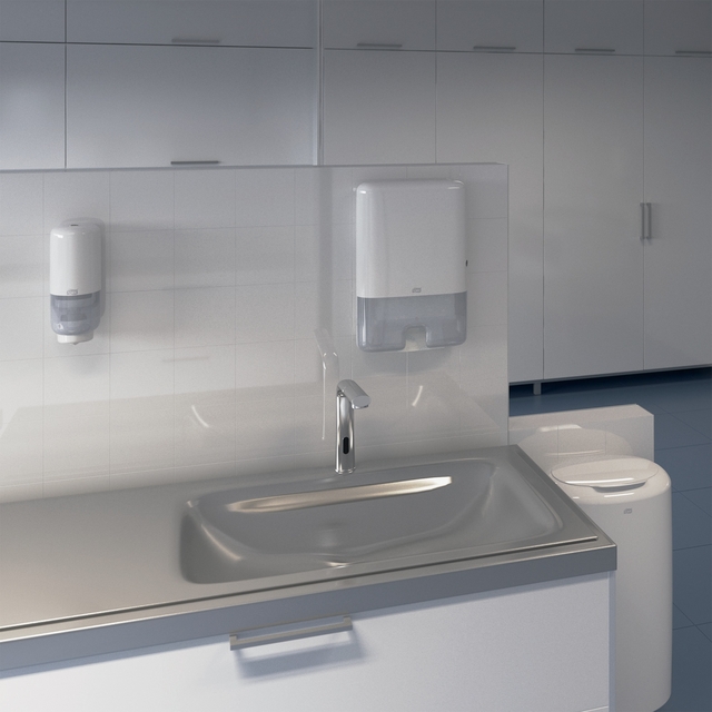 Afvalbak Tork B1 Elevation exclusief deksel 50 liter wit 563000