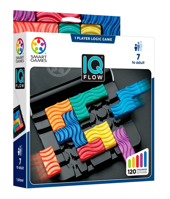 IQ Flow, logie spel, bordspel, puzzel, kralenblokjes