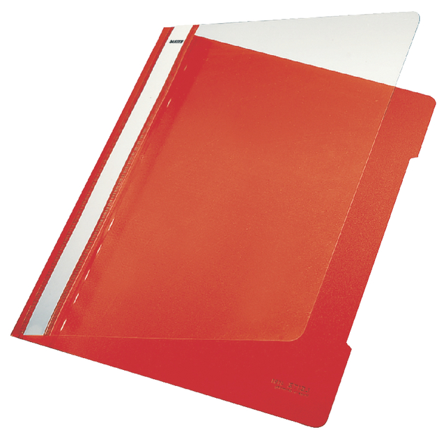 Snelhechter Leitz Standaard A4 gerecycled PP rood Snelhechter Leitz Standaard A4 gerecycled PP rood