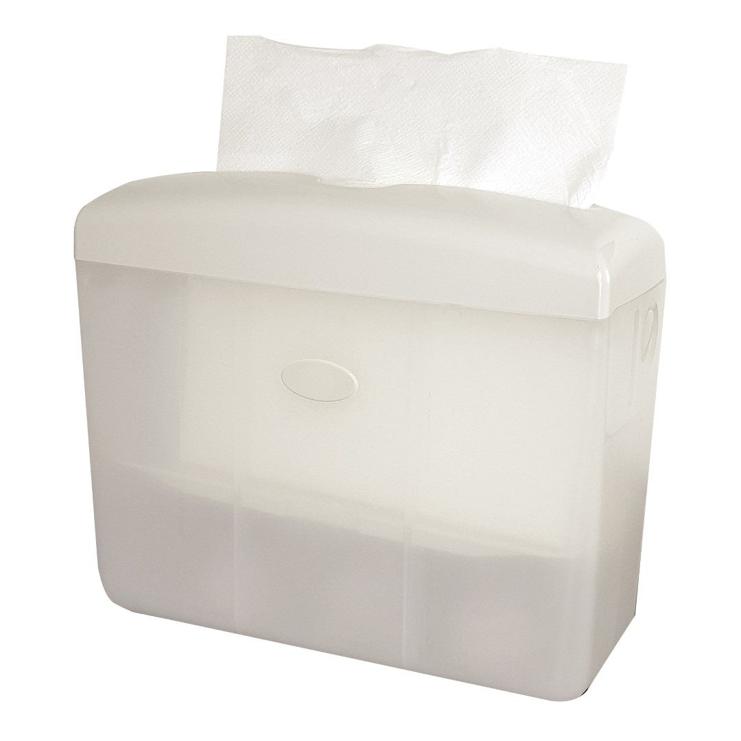 Pearl White Handdoekdispenser Multifold Tafelmodel wit