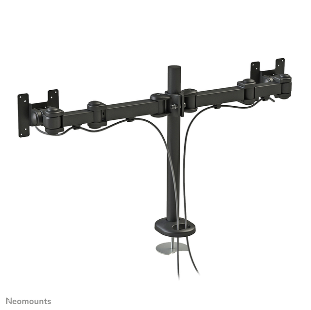 Monitorarm Neomounts D960DG doorvoerklem zwart