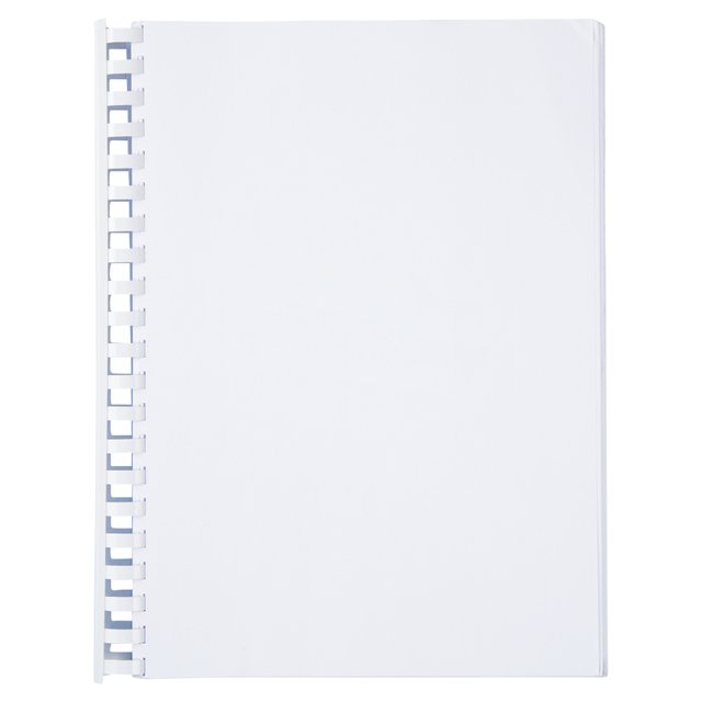 notebook, spiral-bound, white, paper, coverless