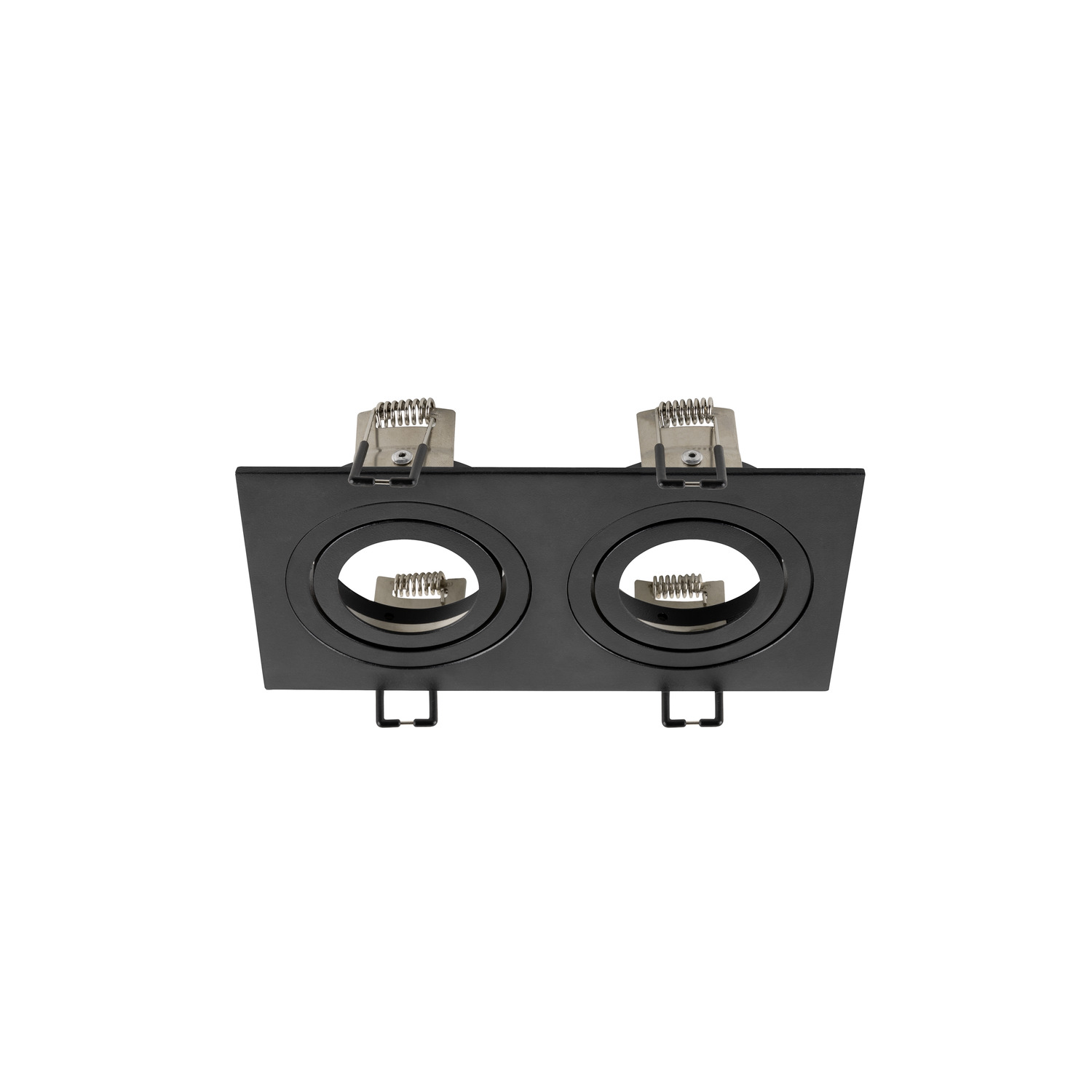 NEW TRIA 155 double inbouwring rechthoekig zwart
