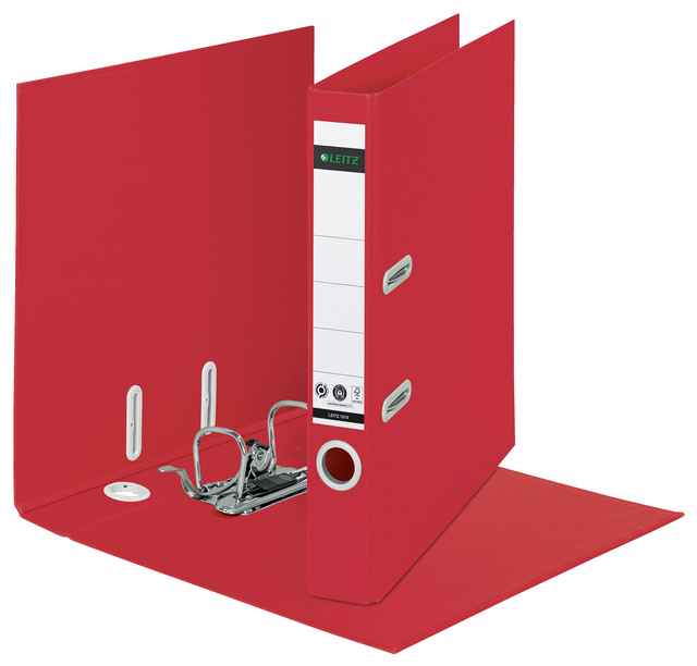 Ordner Leitz 180° Recycle 55 mm karton A4 rood Ordner Leitz 180° Recycle 55 mm karton A4 rood