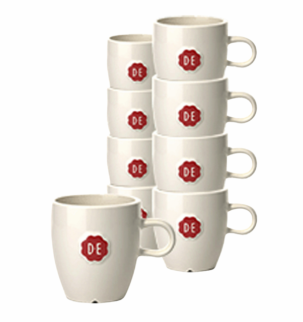 Kopje Douwe Egberts espresso 70ml wit 12 stuks Kopje Douwe Egberts espresso 70ml wit 12 stuks