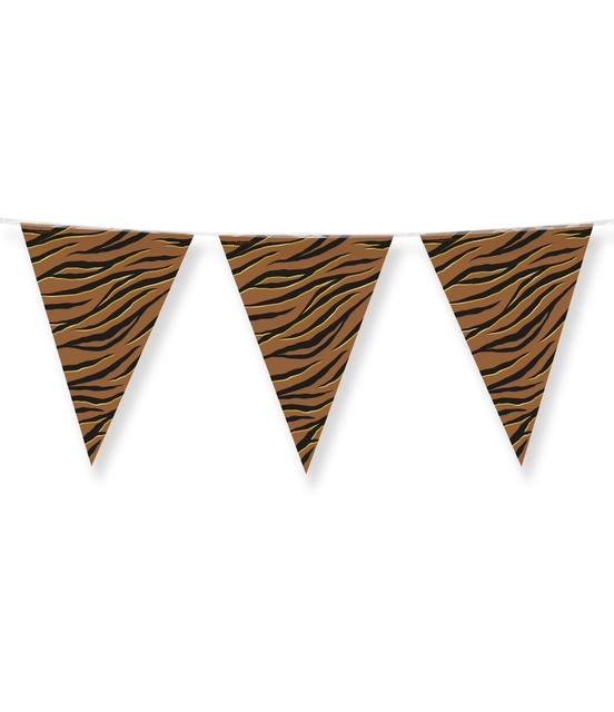 Party Flags foil Tiger Safari Party Flags foil Tiger Safari