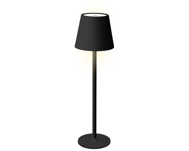 vloerlampe, staande lamp, zwarte lamp, lampenkap, LED verlichting
