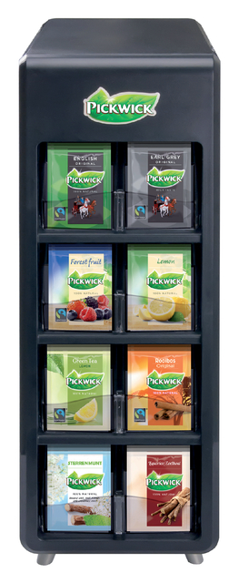 Theedispenser Pickwick met 8 vakken Theedispenser Pickwick met 8 vakken