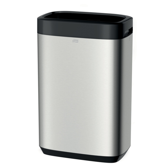 Afvalbak Tork B1 Image Line 50 liter zilver 460011 Afvalbak Tork B1 Image Line 50 liter zilver 460011