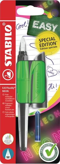 stabilo, easybuddy, neon, ballpoint-pen, húsvéti-tinta