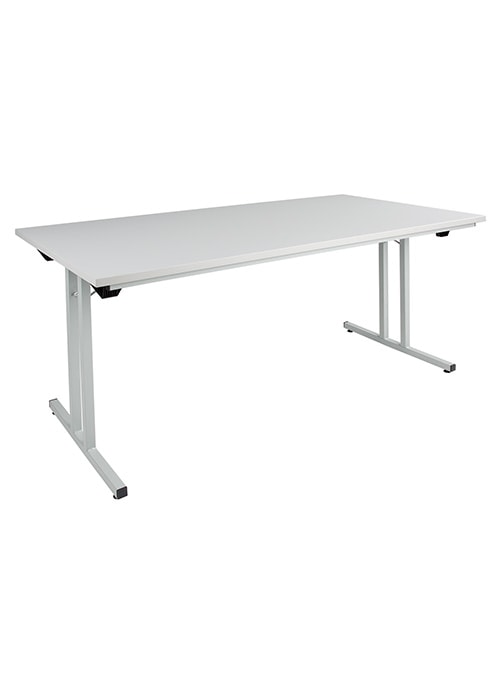 FTB Kantinetafel 160 x 80 cm Grijs/Grijs T-poot